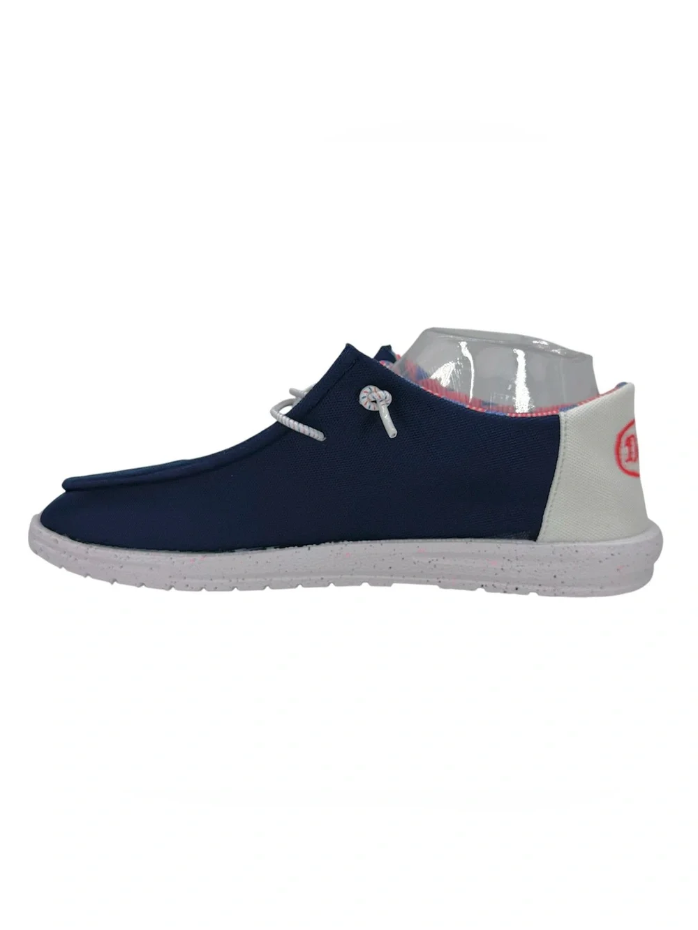 Hey Dude Men’s Wally USA Slip On Navy and White Lightweight Sneakers Size 9